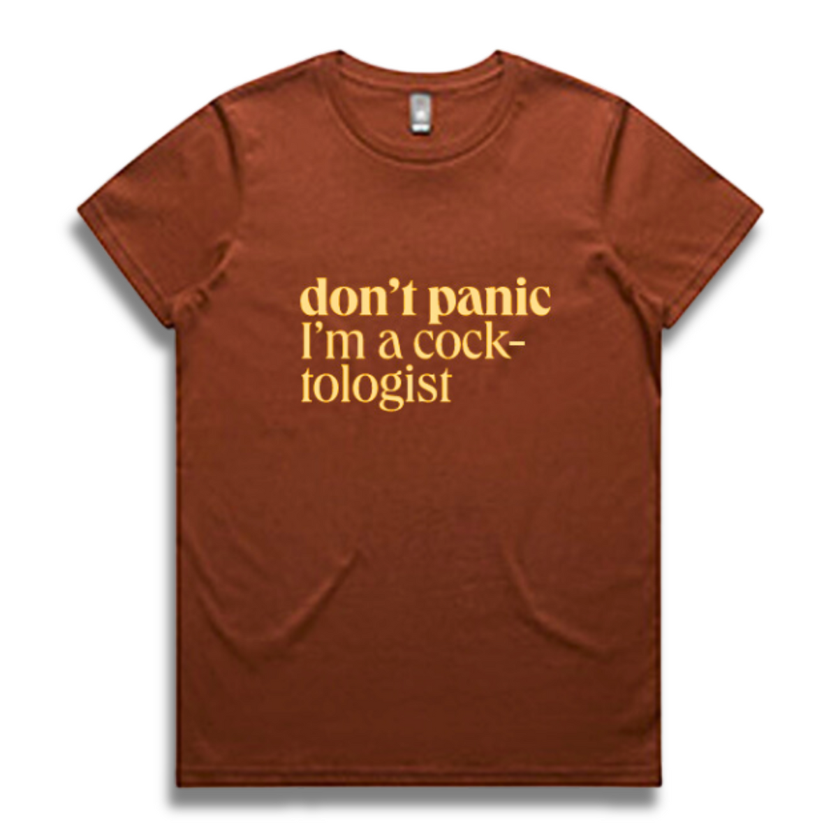 'Don'T Panic, I'M A Cocktologist' Tee