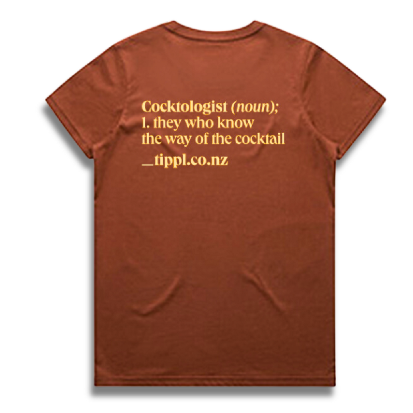 'don't panic, I'm a cocktologist' tee