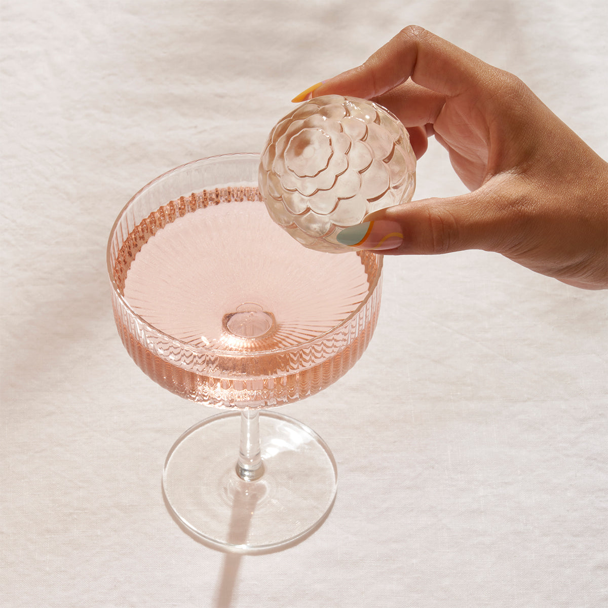 Peak Cocktail Ice Tray Petal