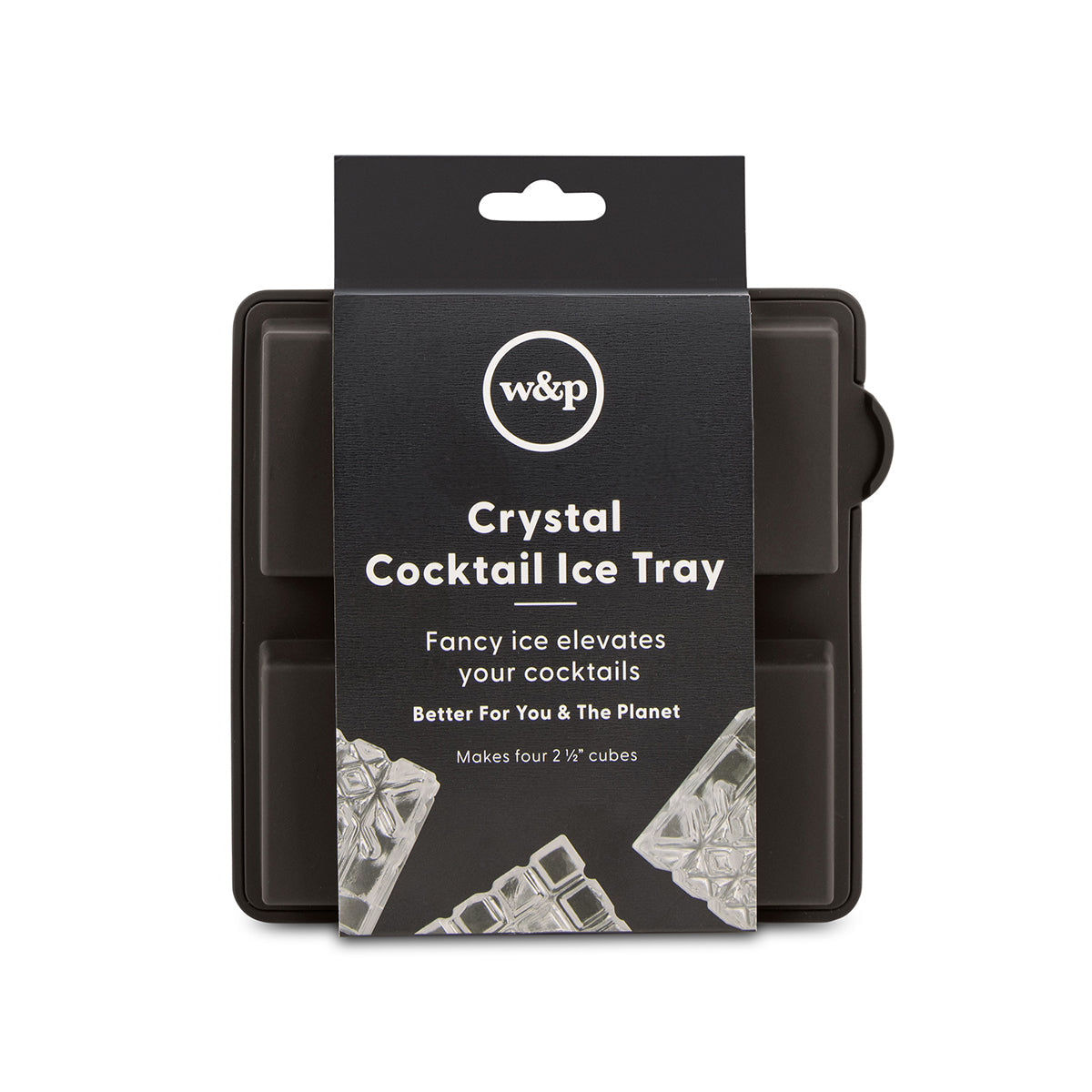 peak cocktail ice tray - crystal