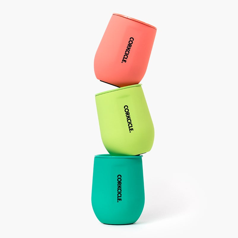 Corkcicle Neon Lights Stemless insulated cup