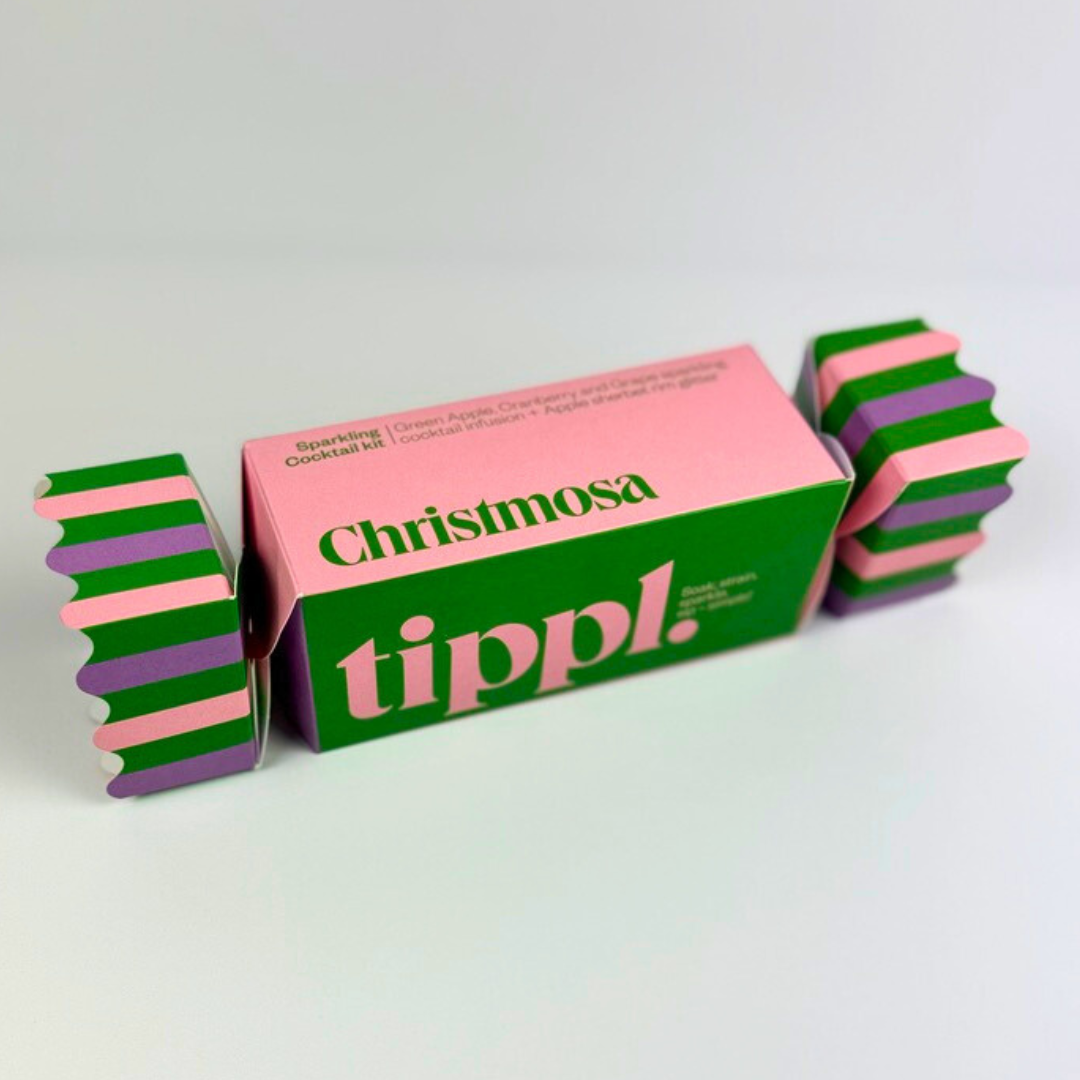 
                  
                    Christmas cocktail kit pink and green packaing
                  
                